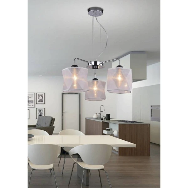 Підвісний світильник Candellux NOSJA E27 хром 33-58720 - Фото 2