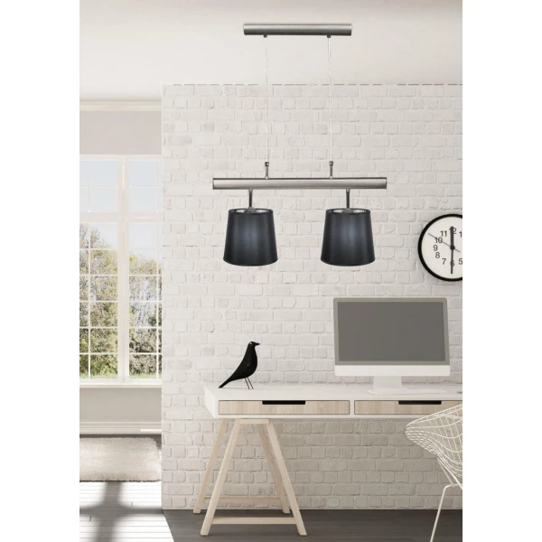 Підвісний світильник Candellux MILONGA E27 нікелевий 32-53541 - Фото 2