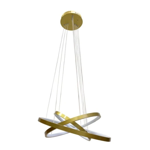 Люстра підвісна Candellux LUNE 60 Вт 4000К золотий 33-76397