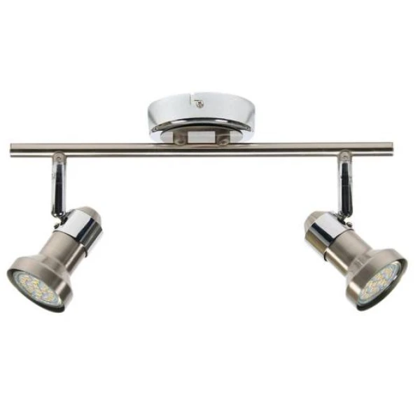 Світильник спот Candellux ARKON GU10 нікелевий, хром 92-59581 - Фото 1