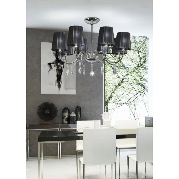 Люстра класична Candellux SORENTO E14 хром 38-38067 - Фото 2