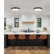 Світильник стельовий Candellux FLORIDA 4000К золотий, чорний 13-11299