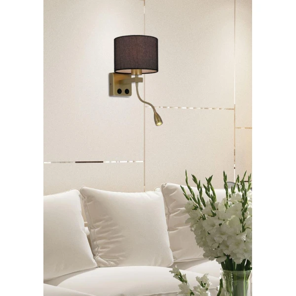 Бра Candellux POLO E27 3000К золотий 21-20260 - Фото 3