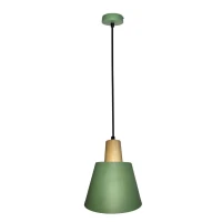 Candellux FARO E27 бежевий, зелений 50101260. Світильник підвісний