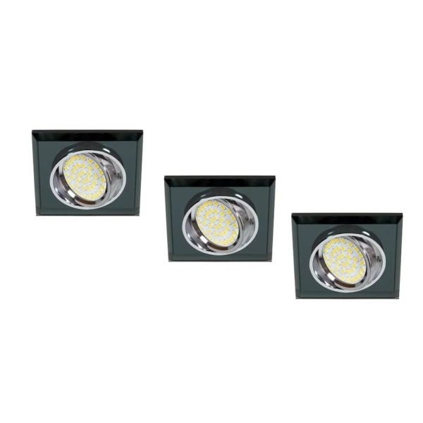 Точковий світильник врізний Candellux SS-13 MR16 чорний 99-48318 - Фото 1