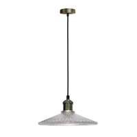 Candellux CHESTER E27 нікелевий 50101271. Світильник підвісний