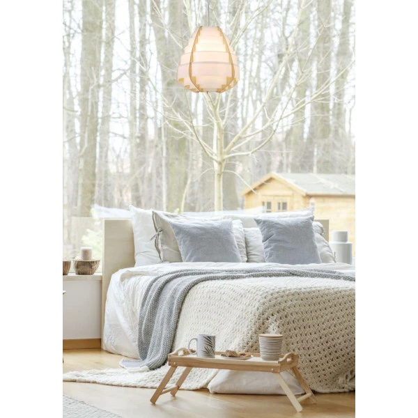 Люстра підвісна Candellux NAGOJA E27 білий 50101038 - Фото 2