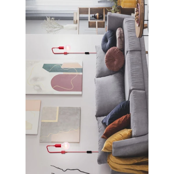 Бра Candellux LAREN E27 червоний 50401191 - Фото 2