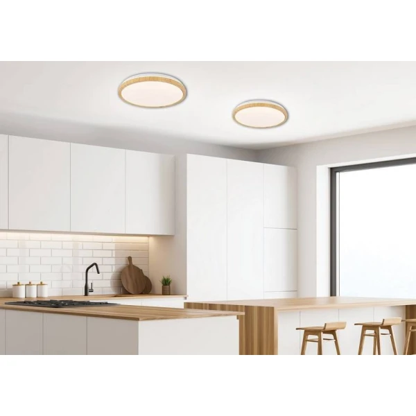 Світильник стельовий Candellux GANDAVA 18 Вт 4000К бежевий, білий 13-75109 - Фото 4