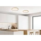 Світильник стельовий Candellux GANDAVA 18 Вт 4000К бежевий, білий 13-75109