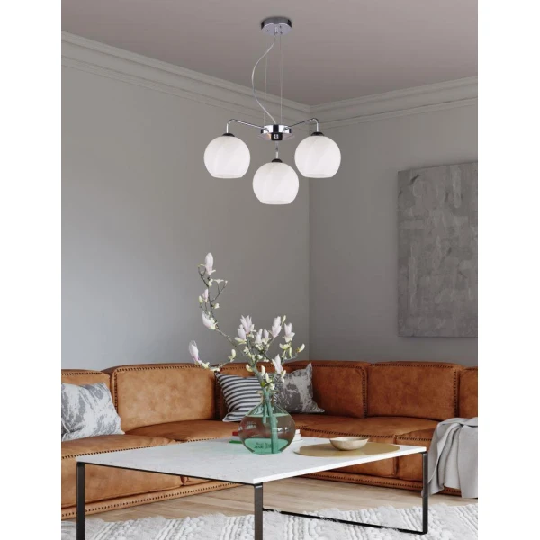 Підвісний світильник Candellux LARIX E27 хром 33-23834 - Фото 2