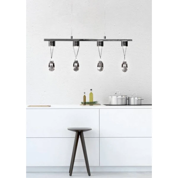 Підвісний світильник Candellux PRISMA 12 Вт 3000К хром 34-25708 - Фото 2