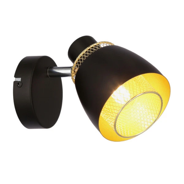 Бра Candellux ALEKSANDRIA E14 чорний 91-13750 - Фото 2