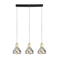 Candellux GREGORY E14 золотий, чорний 33-79008. Світильник підвісний