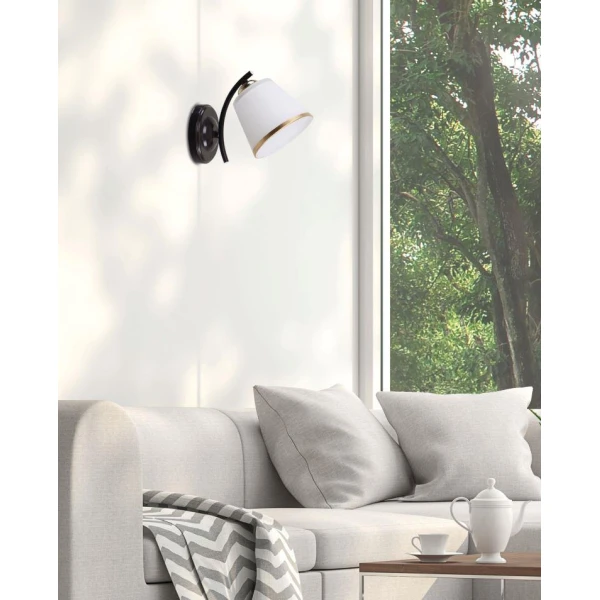 Бра Candellux Greco E27 чорний, золотий 21-22615 - Фото 2