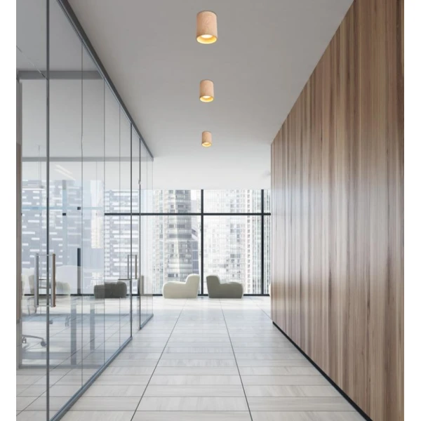 Світильник точковий накладний Candellux TUBA GU11 бежевий 2277165 - Фото 2