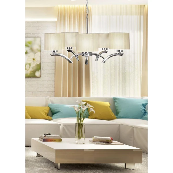 Люстра класична Candellux DRAGA E27 хром 35-04222 - Фото 2