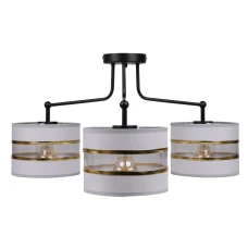 Candellux ANDY E27 чорний 33-00514. Пристельова люстра