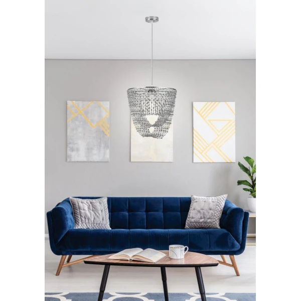 Підвісний світильник Candellux ELBA E27 хром 31-05397 - Фото 2