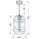 Підвісний світильник Candellux DECORADO E27 чорний 31-36674-Z