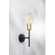 Бра Candellux CRESPILO E27 чорний, золотий 21-01252