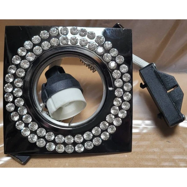 Точковий світильник врізний Candellux SOC-04 GU10 чорний 2251073 - Фото 2