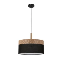 Candellux Orto E27 чорний, коричневий 31-27771. Світильник підвісний