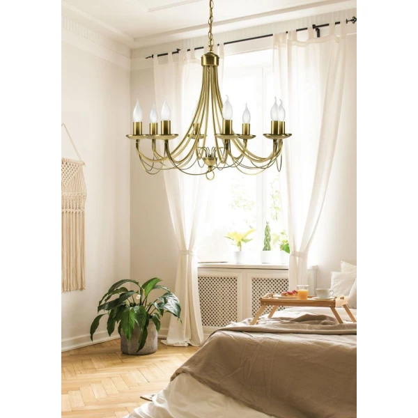 Підвісний світильник Candellux MUZA E14 коричневий, 38-69187 - Фото 3