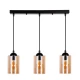 Підвісний світильник Candellux BISTRO E27 чорний 33-00545