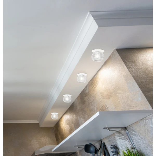 Точковий світильник врізний Candellux SK-93 G9 білий 2268743 - Фото 3