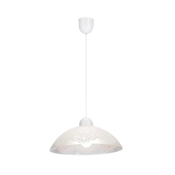 Підвісний світильник Candellux BILBAO E27 білий 31-09302 - Фото 1