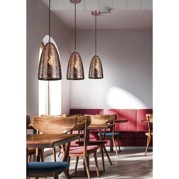 Підвісний світильник Candellux SFINKS E27 мідний 31-43313 - Фото 2