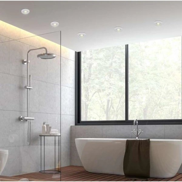 Точковий світильник врізний Candellux SH-06 MR16 білий 2245614 - Фото 2
