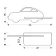 Бра Candellux CAR 4000К бежевий 21-84798