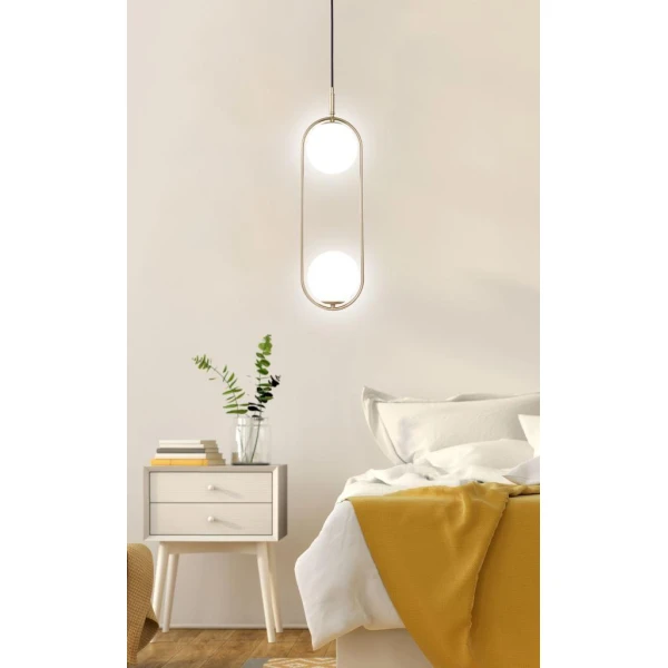 Підвісний світильник Candellux CORDEL G9 латунний 32-73464 - Фото 4
