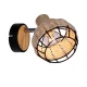 Бра Candellux TAJGA E14 чорний, бежевий 91-12197
