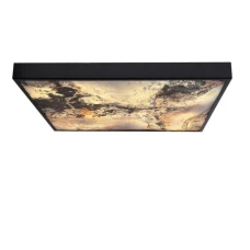 Candellux LUXAN 90 Вт 4000К чорний 10-14573. Стельовий світильник