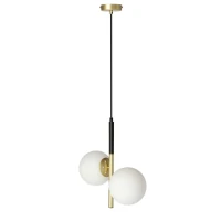 Candellux DUO E14 золотий, чорний 32-01269. Світильник підвісний