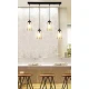Підвісний світильник Candellux BISTRO E27 чорний 34-00552