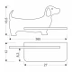 Бра Candellux DOG 5 Вт 4000К коричневий 21-00958