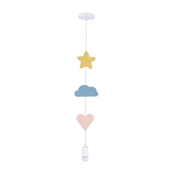 Підвісний світильник Candellux HEART E27 білий 31-12135 - Фото 2