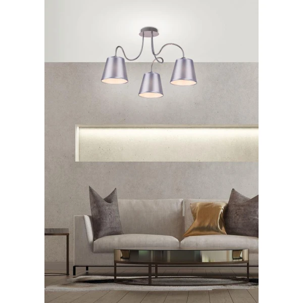 Люстра підвісна Candellux LUK E14 хром 33-70746 - Фото 4
