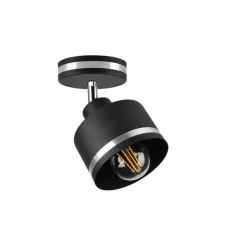 Candellux WAMA E27 чорний, хром 91-00415. Бра