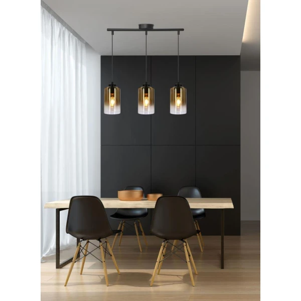 Підвісний світильник Candellux ASPRA E27 чорний 33-16270 - Фото 2