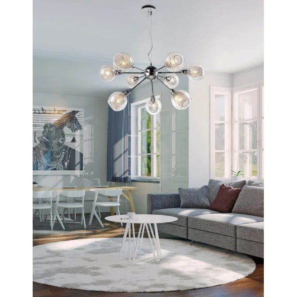 Підвісний світильник Candellux DIXI E14 хром 39-65018 - Фото 3