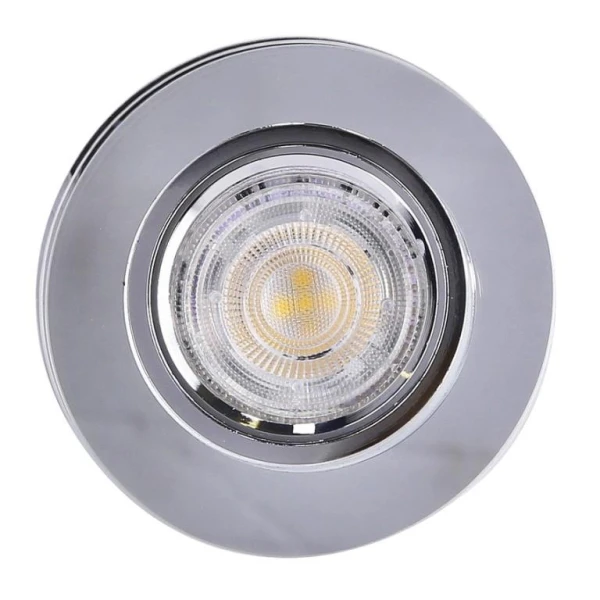 Точковий світильник врізний Candellux SS-23 GU10 6500К хром 2226941 - Фото 2