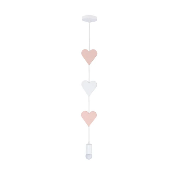Підвісний світильник Candellux HEART E27 білий 31-12142 - Фото 2