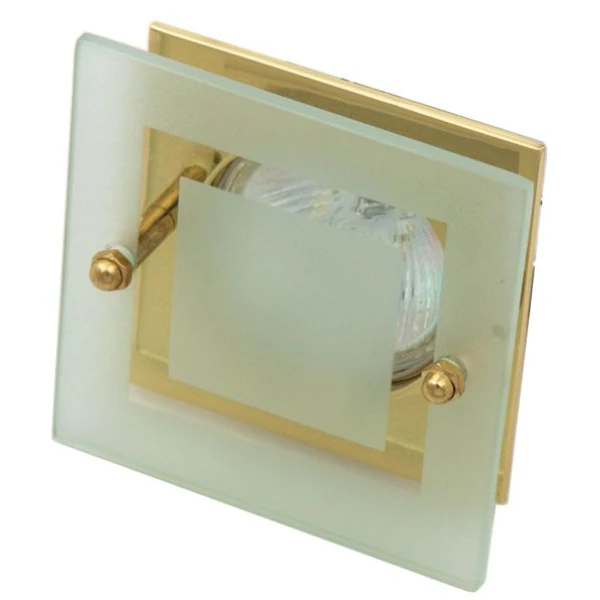 Точковий світильник врізний Candellux SZ-05 MR16 золотий 2219604