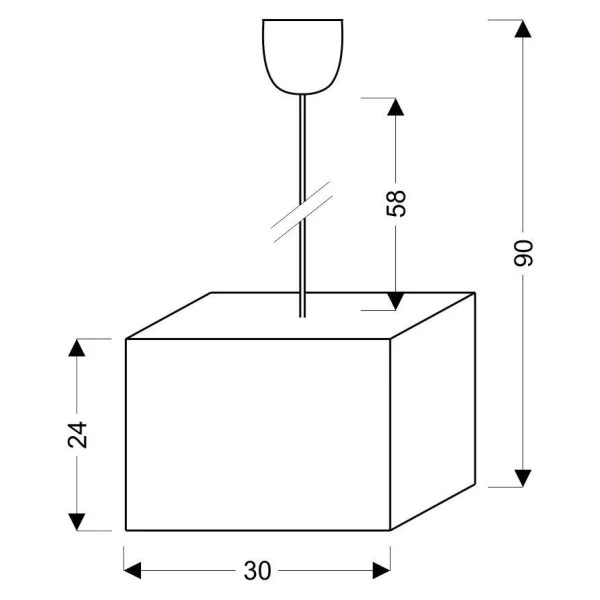 Люстра підвісна Candellux BASIC E27 білий 31-06110 - Фото 2