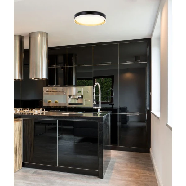 Світильник стельовий Candellux FLORIDA 24 Вт 4000К білий, золотий, чорний 13-11343 - Фото 4